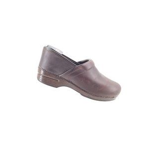 Dansko Pro XP Brown Oiled Leather Clog Nursing Shoes Mule Size 40 3912-787878